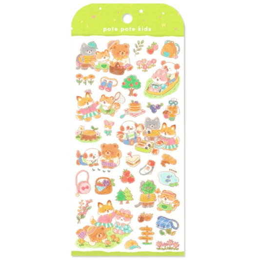 Stickers japonais Mind Wave | Pote Pote Kids | Pique-nique - Mind Wave - millenotes