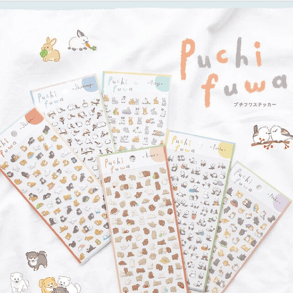 Stickers japonais Mind Wave Puchi Fuwa | Chiens - Mind Wave - millenotes