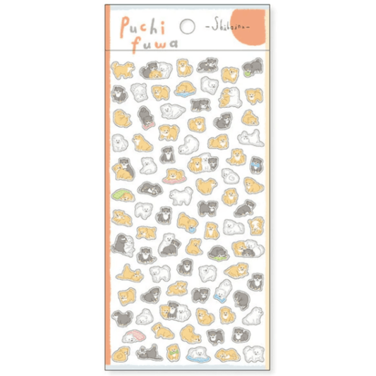 Stickers japonais Mind Wave Puchi Fuwa | Chiens - Mind Wave - millenotes