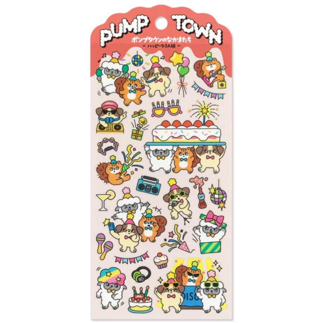 Stickers japonais Mind Wave | PUMP TOWN | Disco ! - Mind Wave - millenotes
