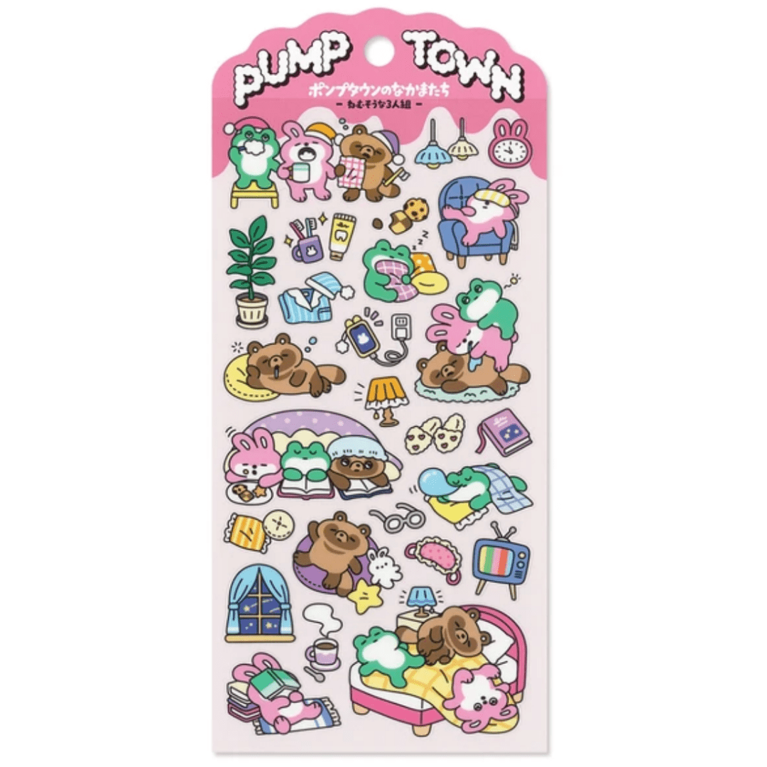 Stickers japonais Mind Wave | PUMP TOWN | Nuit de sommeil - Mind Wave - millenotes