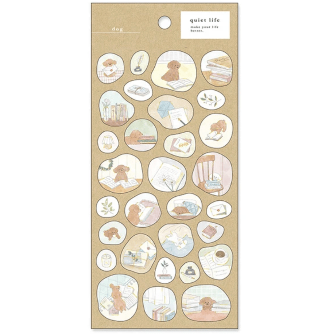Stickers japonais Mind Wave Quiet Life | Chiens - Mind Wave - millenotes