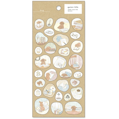 Stickers japonais Mind Wave Quiet Life | Chiens - Mind Wave - millenotes