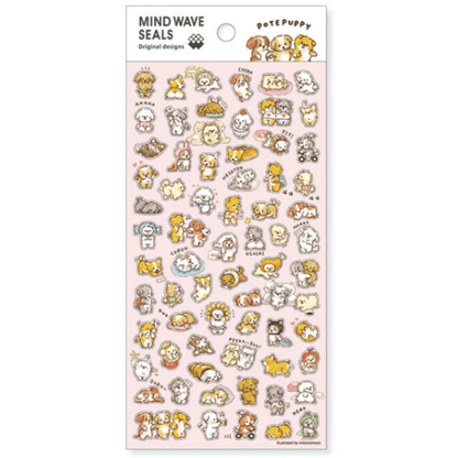 Stickers japonais Mind Wave Seals | Chiots - Mind Wave - millenotes
