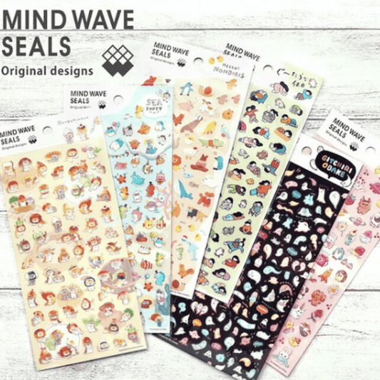 Stickers japonais Mind Wave Seals | Chiots - Mind Wave - millenotes