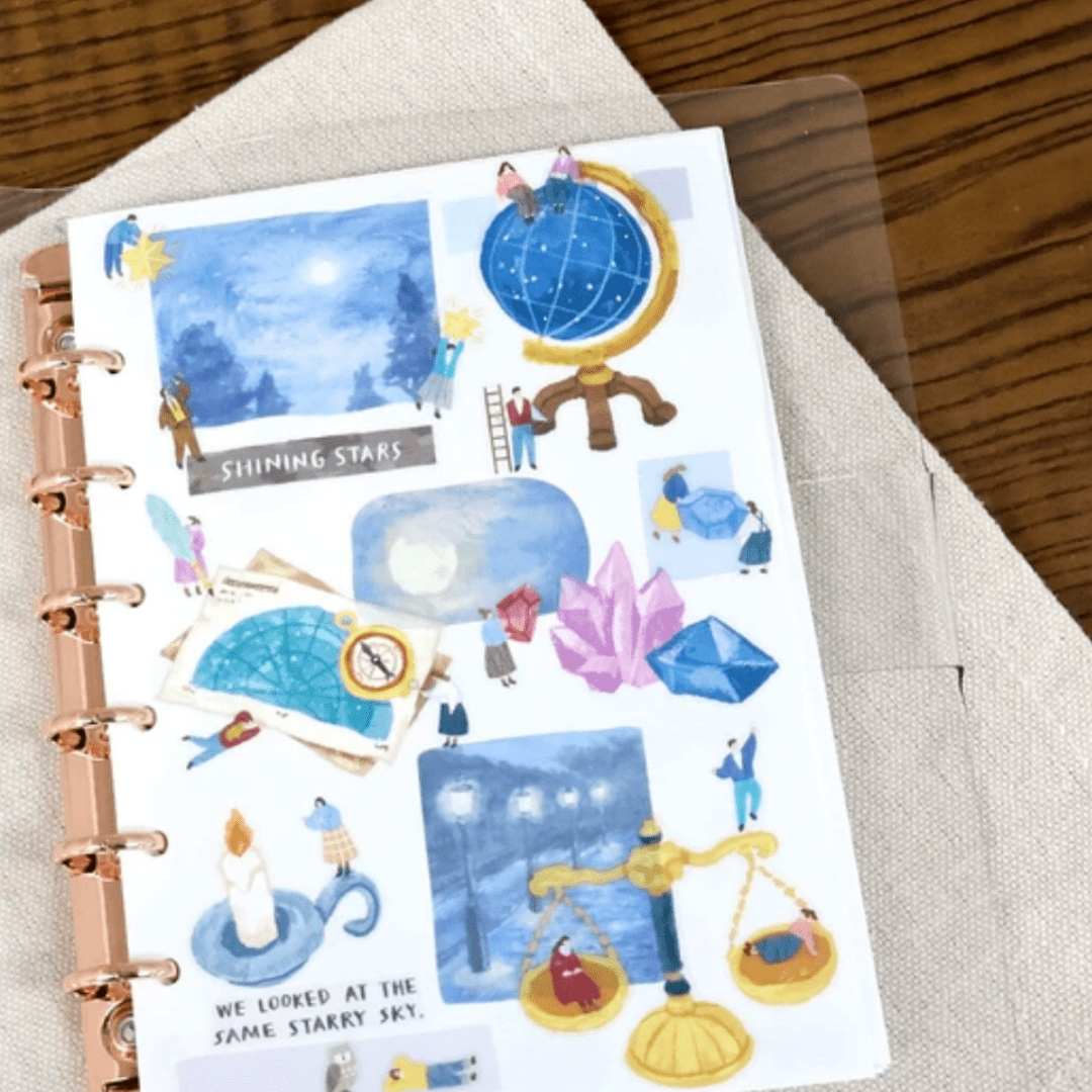 Stickers japonais Mind Wave | Secret Friends | Astronomie - Mind Wave - millenotes