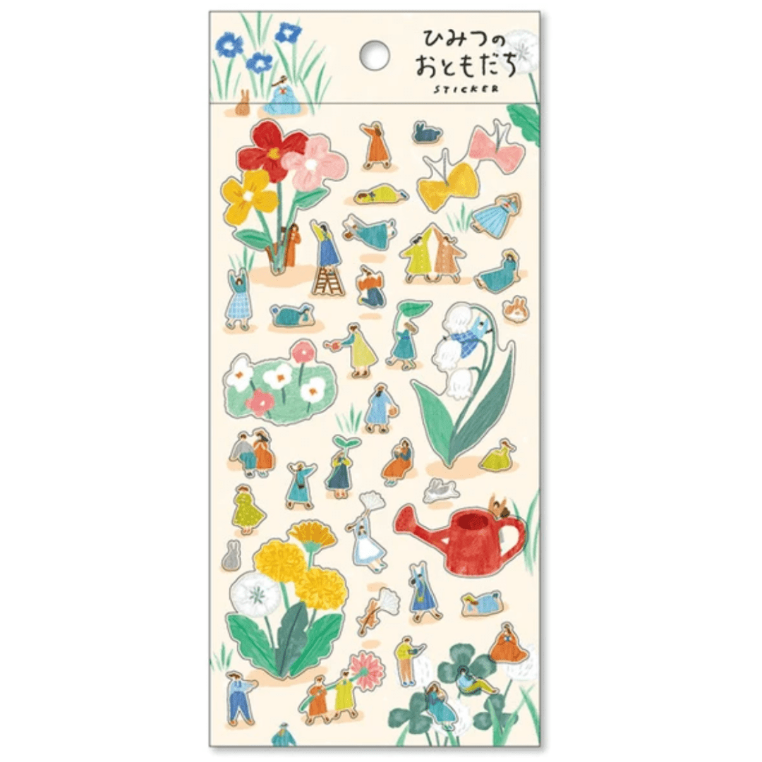 Stickers japonais Mind Wave Secret Friends | Fleurs - Mind Wave - millenotes