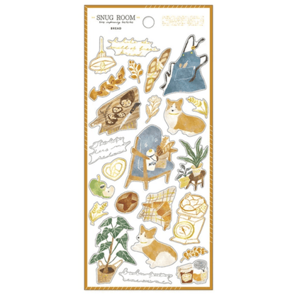 Stickers japonais Mind Wave Snug Room | Pain - Mind Wave - millenotes