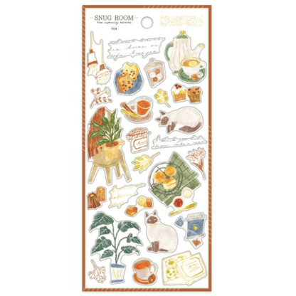 Stickers japonais Mind Wave Snug Room | Thé - Mind Wave - millenotes