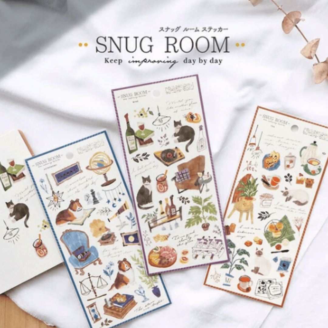 Stickers japonais Mind Wave Snug Room | Thé - Mind Wave - millenotes