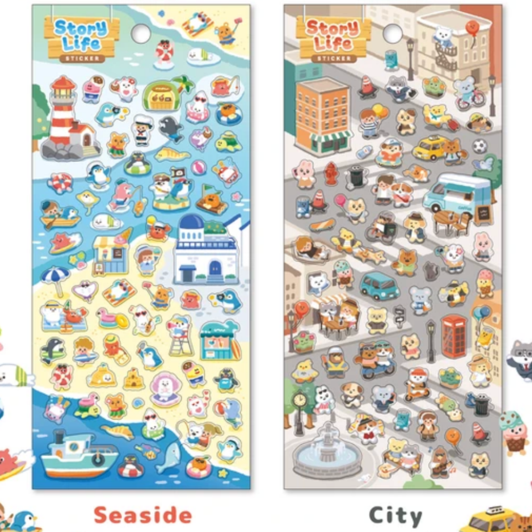 Stickers japonais Mind Wave | Story Life | Grotte - Mind Wave - millenotes