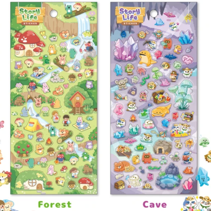 Stickers japonais Mind Wave | Story Life | Grotte - Mind Wave - millenotes