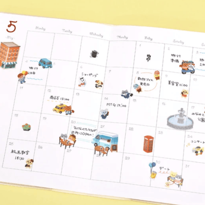 Stickers japonais Mind Wave | Story Life | Ville - Mind Wave - millenotes