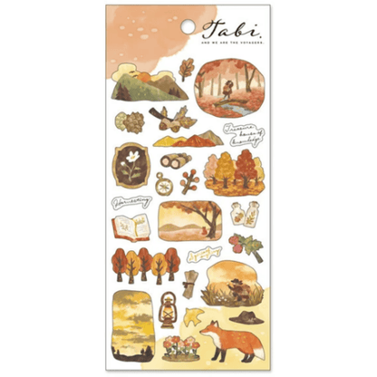 Stickers japonais Mind Wave Tabi | Forêt d’automne - Mind Wave - millenotes