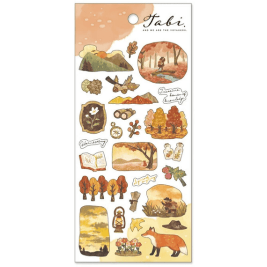 Stickers japonais Mind Wave Tabi | Forêt d’automne - Mind Wave - millenotes