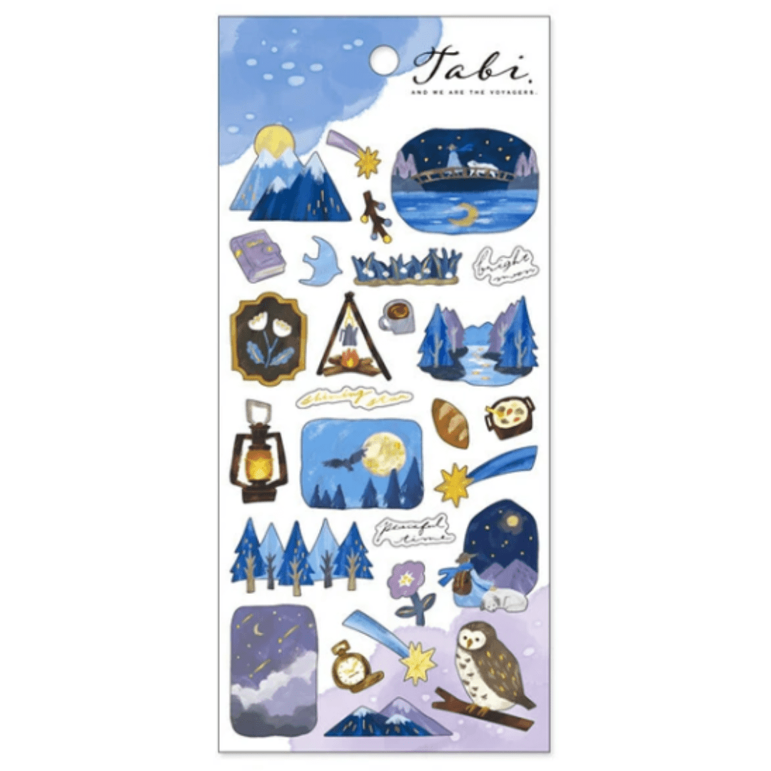 Stickers japonais Mind Wave Tabi | Nuit - Mind Wave - millenotes