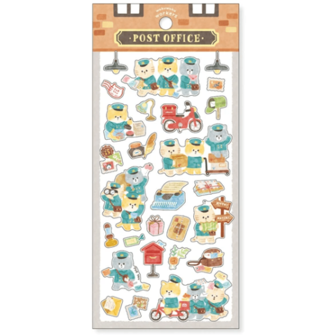 Stickers japonais Mind Wave Waku Waku | Bureau de Poste - Mind Wave - millenotes