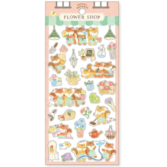 Stickers japonais Mind Wave Waku Waku | Fleuriste - Mind Wave - millenotes