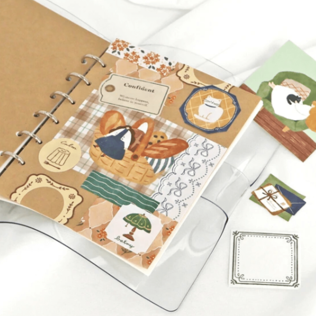 Stickers japonais Mind Wave Yori Dori | Beige - Mind Wave - millenotes