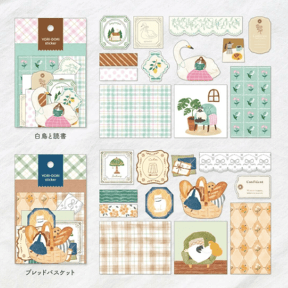 Stickers japonais Mind Wave Yori Dori | Beige - Mind Wave - millenotes