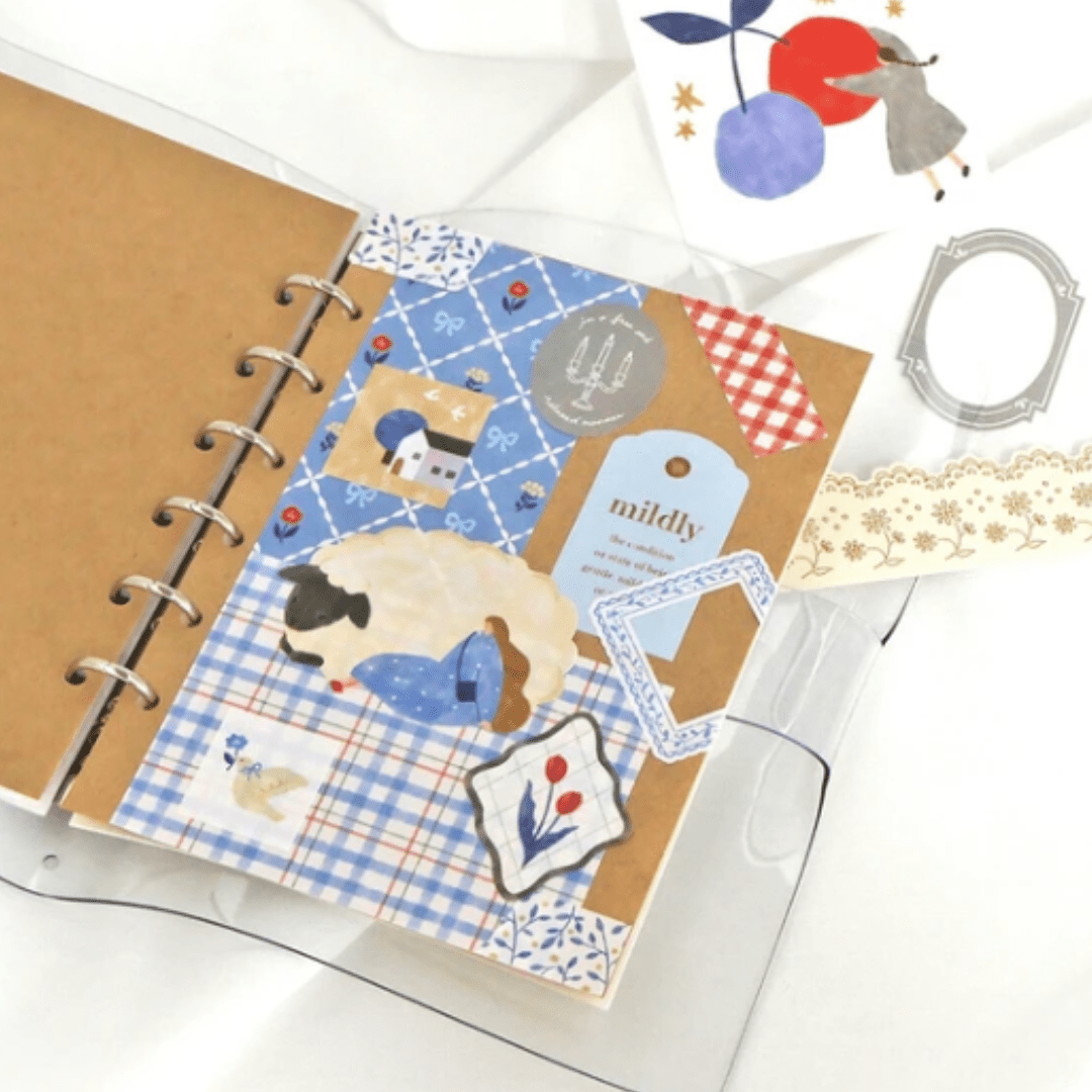 Stickers japonais Mind Wave Yori Dori | Bleu clair - Mind Wave - millenotes