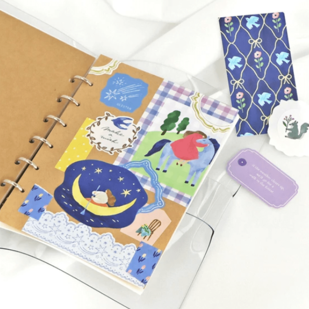 Stickers japonais Mind Wave Yori Dori | Bleu nuit étoilé - Mind Wave - millenotes