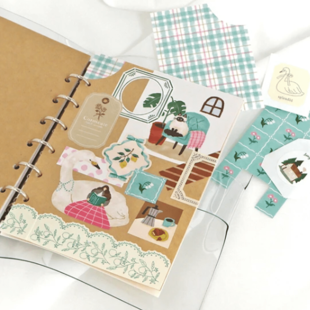 Stickers japonais Mind Wave Yori Dori | Menthe - Mind Wave - millenotes