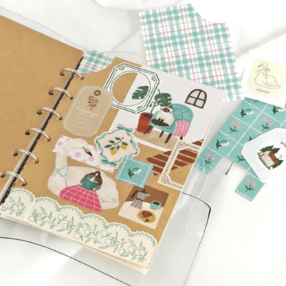 Stickers japonais Mind Wave Yori Dori | Menthe - Mind Wave - millenotes