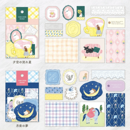 Stickers japonais Mind Wave Yori Dori | Rose - Mind Wave - millenotes