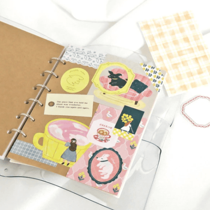 Stickers japonais Mind Wave Yori Dori | Rose - Mind Wave - millenotes