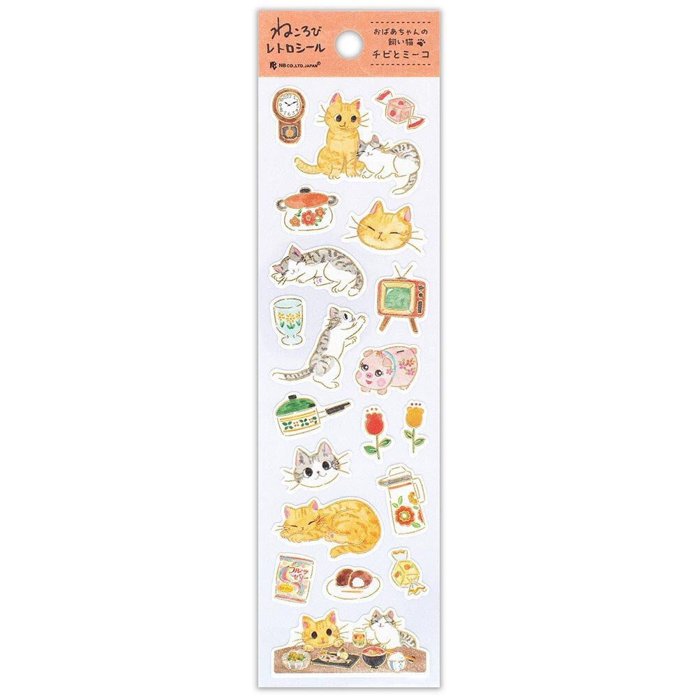 Stickers japonais | Nekorobi | Chibi & Miiko - NB Co Ltd - millenotes