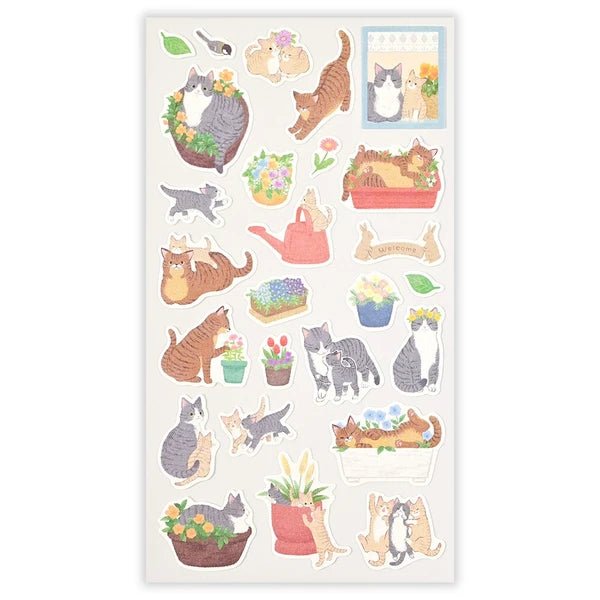 Stickers japonais | Nyan Tomo | Hananiwa - NB Co Ltd - millenotes