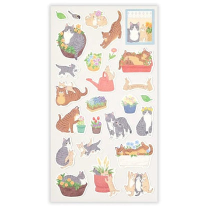 Stickers japonais | Nyan Tomo | Hananiwa - NB Co Ltd - millenotes