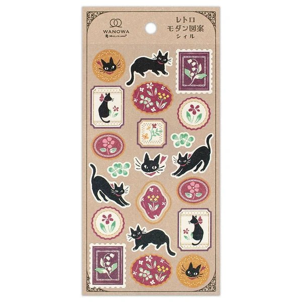 Stickers japonais | WANOWA | Chat Noir - NB Co Ltd - millenotes