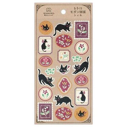 Stickers japonais | WANOWA | Chat Noir - NB Co Ltd - millenotes