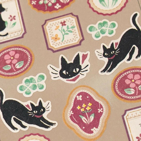 Stickers japonais | WANOWA | Chat Noir - NB Co Ltd - millenotes
