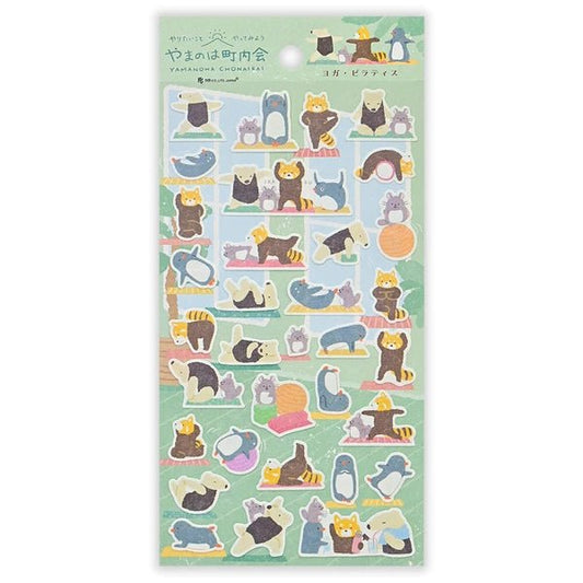 Stickers japonais | Yamanoha | Yoga - NB Co Ltd - millenotes