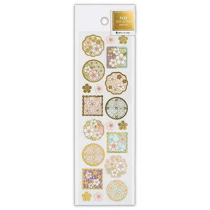 Stickers sceaux japonais | Fleurs de Cerisier Usuka - NB Co Ltd - millenotes