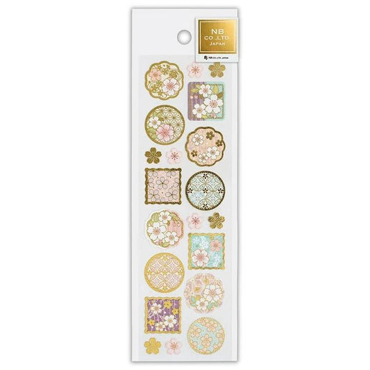 Stickers sceaux japonais | Fleurs de Cerisier Usuka - NB Co Ltd - millenotes