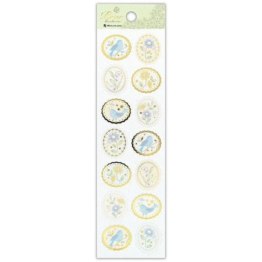 Stickers sceaux japonais | Oiseau Bleu - NB Co Ltd - millenotes