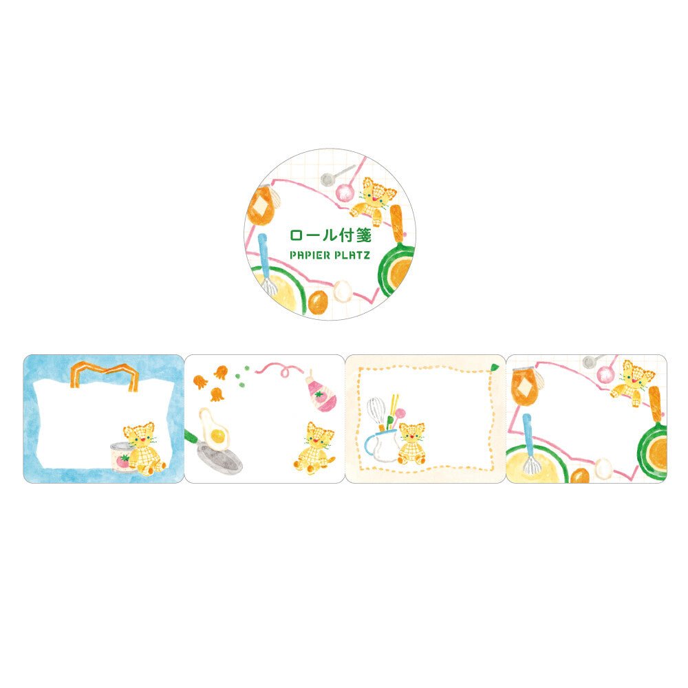 Sticky Notes en rouleau | Papier Platz | Peluches | Chaton - Papier Platz - millenotes