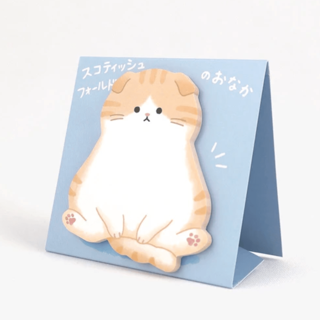 Sticky notes japonais Mind Wave | Chat orange - Mind Wave - millenotes