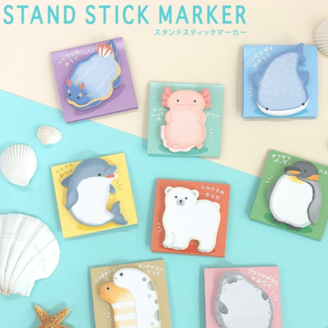 Sticky notes japonais Mind Wave | Phoque - Mind Wave - millenotes