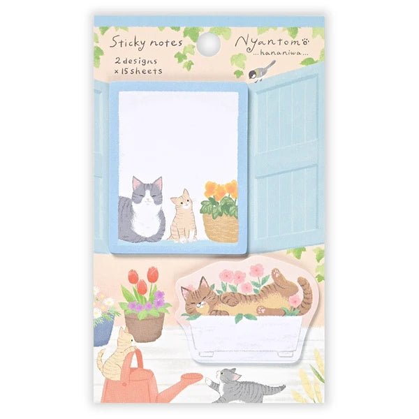Sticky notes japonais | Nyan Tomo | Hananiwa - NB Co Ltd - millenotes