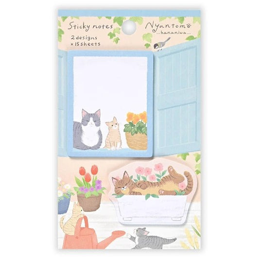 Sticky notes japonais | Nyan Tomo | Hananiwa - NB Co Ltd - millenotes