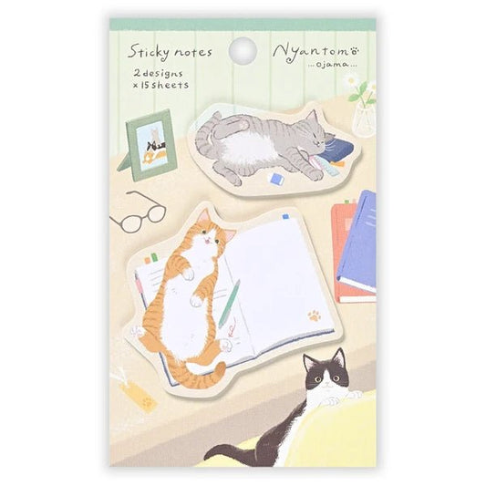 Sticky notes japonais | Nyan Tomo | Ojamama - NB Co Ltd - millenotes