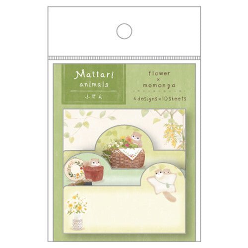 Sticky Notes Onglets | Mattari Animals | Adorables Écureuils - NB Co Ltd - millenotes