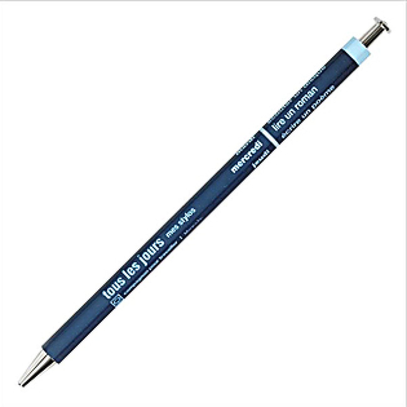 Stylo à bille | Tous les jours - Mark's Japan - Bleu marine - millenotes