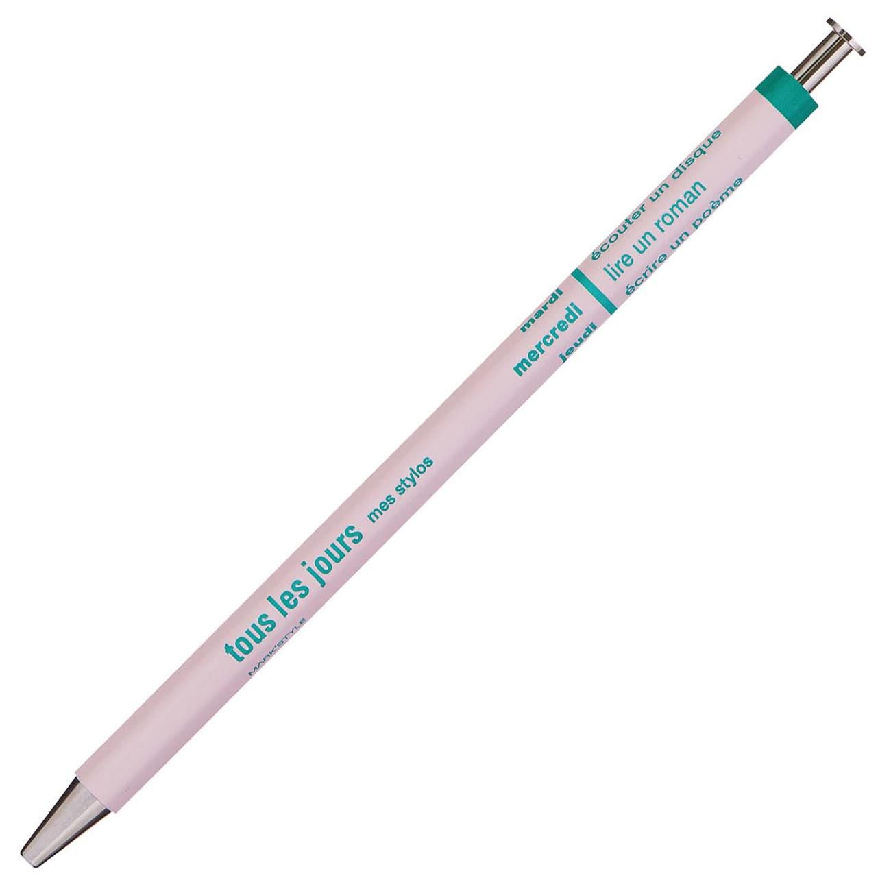 Stylo à bille | Tous les jours - Mark's Japan - Rose Clair - millenotes