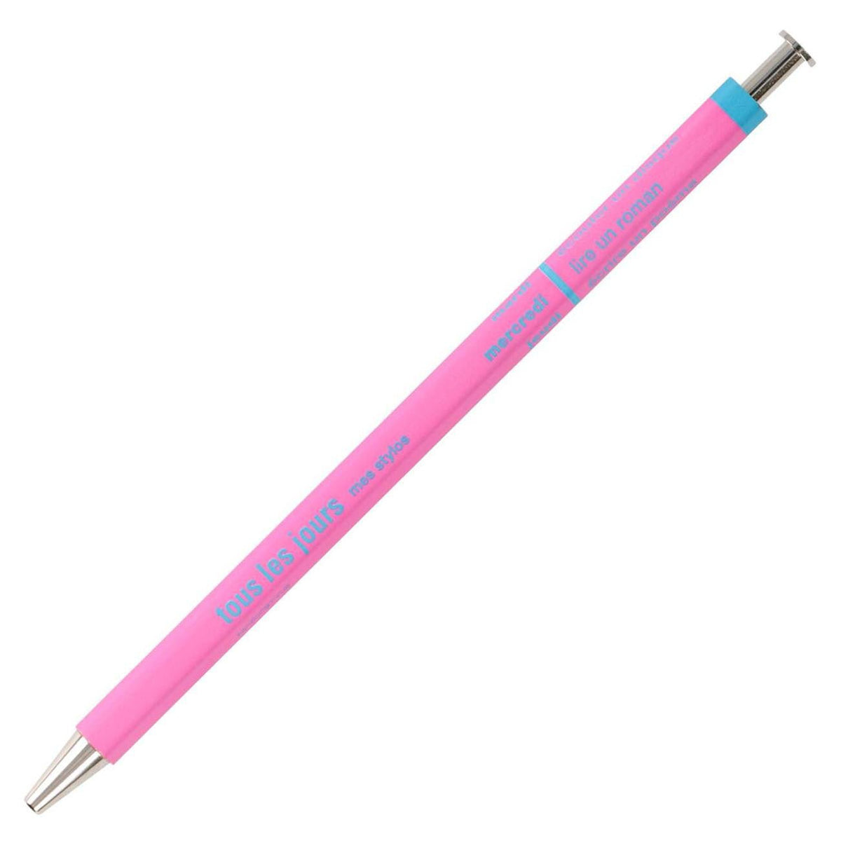 Stylo à bille | Tous les jours - Mark's Japan - Rose vif - millenotes